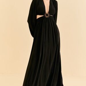 Gorgeous Farm Rio Cut Out Sun Maxi Dress